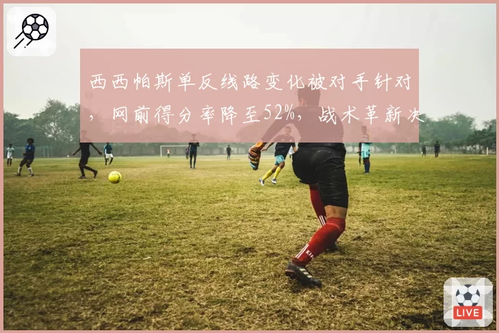 西西帕斯单反线路变化被对手针对，网前得分率降至52%，战术革新决定美网命运