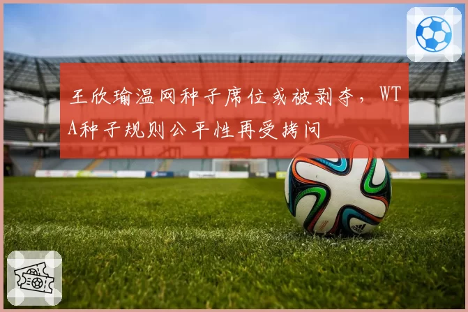 王欣瑜温网种子席位或被剥夺,WTA种子规则公平性再受拷问
